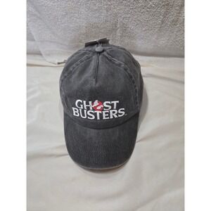 Ghostbusters Logo Baseball Cap Washed Gray Cotton Hat OSFM A003235008 NWT